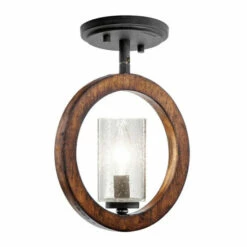 Coupon 😉 Kichler Lighting Grand Bank Collection 1-light Auburn Stained Mini Pendant/Wall Sconce 😀 -Kichler Lighting Shop unnamed file 1033