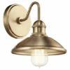 Discount 🤩 Kichler Lighting Clyde 1-Light Champagne Bronze Wall Sconce With Metal Shade ✨ -Kichler Lighting Shop unnamed file 1034