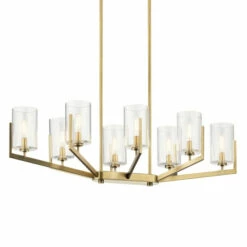 Promo ✔️ Kichler Lighting Nye 8-Light Oval Chandelier Brushed Natural Brass 🔥 -Kichler Lighting Shop unnamed file 1041