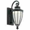 Outlet 🎁 Kichler Lighting Wakefield Collection 1-light Textured Black LED Outdoor Wall Lantern ✔️ -Kichler Lighting Shop unnamed file 1052