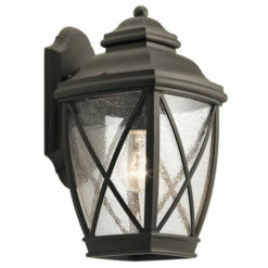Buy π Kichler Lighting Tangier Collection 1-light Olde Bronze Outdoor Wall Lantern β€οΈ