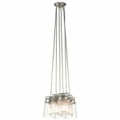 Top 10 ❤️ Kichler Lighting Kichler Brinley 6-light Brushed Nickel Pendant ⭐