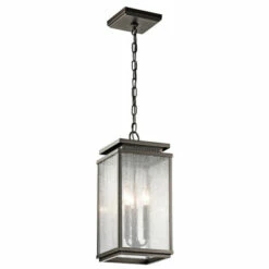 Buy ❤️ Kichler Lighting Manningham Collection 3-light Olde Bronze Outdoor Pendant 😍