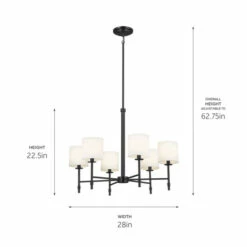 Promo 🥰 Kichler Lighting Ali 6-Light Black Chandelier 🎉 -Kichler Lighting Shop unnamed file 1170