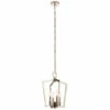 Buy 🔥 Kichler Lighting Kichler Abbotswell 19 Inch 4 Light Pendant In Polished Nickel 👏