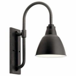 Budget π Kichler Lighting Kichler Pellinord 1-light Black Outdoor Wall Sconce π