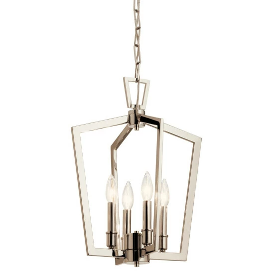 Buy π₯ Kichler Lighting Kichler Abbotswell 19 Inch 4 Light Pendant In Polished Nickel π 4 Buy π₯ Kichler Lighting Kichler Abbotswell 19 Inch 4 Light Pendant In Polished Nickel π - Image 2