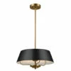Discount ⌛ Kichler Lighting Luella 16 In. 3-Light Black Convertible Pendant Light/Semi Flush - 16 In 🤩 -Kichler Lighting Shop unnamed file 1192