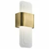 Buy π Kichler Lighting Serene Collection 1-light Brass LED Wall Sconce π 1 Buy π Kichler Lighting Serene Collection 1-light Brass LED Wall Sconce π -Kichler Lighting Shop unnamed file 123