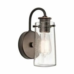 New ⭐ Kichler Lighting Braelyn Collection 1-light Olde Bronze Wall Sconce 🎉 -Kichler Lighting Shop unnamed file 1263