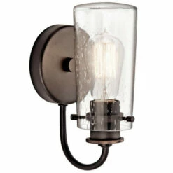 New ⭐ Kichler Lighting Braelyn Collection 1-light Olde Bronze Wall Sconce 🎉 -Kichler Lighting Shop unnamed file 1264