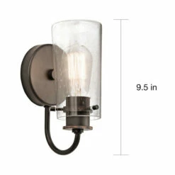 New ⭐ Kichler Lighting Braelyn Collection 1-light Olde Bronze Wall Sconce 🎉 -Kichler Lighting Shop unnamed file 1265