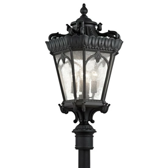 Brand new β¨ Kichler Lighting Tournai Collection 4-light Textured Black Outdoor Post Mount π₯ 3 Brand new β¨ Kichler Lighting Tournai Collection 4-light Textured Black Outdoor Post Mount π₯