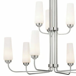 Coupon 😀 Kichler Lighting Truby 9-Light Polished Nickel 2 Tier Chandelier With Satin Etched Cased Opal Glass 👏 -Kichler Lighting Shop unnamed file 1302