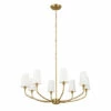 New 🎁 Kichler Lighting Adeena 36.5-in 8-Light Brushed Natural Brass Chandelier - 36.5 👏 -Kichler Lighting Shop unnamed file 1342