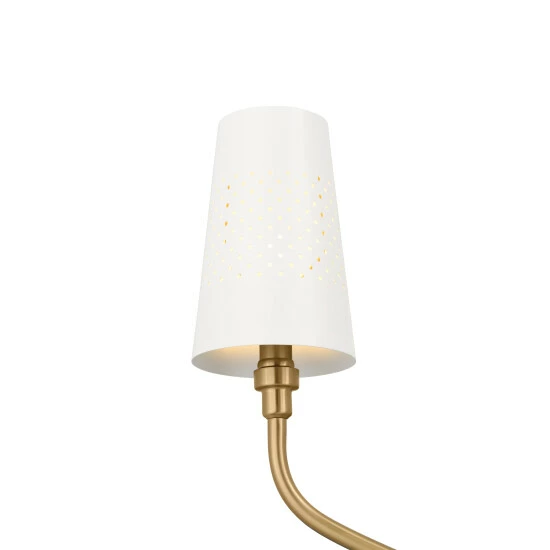 New π Kichler Lighting Adeena 36.5-in 8-Light Brushed Natural Brass Chandelier - 36.5 π 5 New π Kichler Lighting Adeena 36.5-in 8-Light Brushed Natural Brass Chandelier - 36.5 π - Image 3