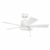 Best Pirce 🎉 Kichler Lighting Bowen Collection 42-inch Matte White Ceiling Fan 👏 -Kichler Lighting Shop unnamed file 1362