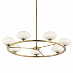 Deals 😍 Kichler Lighting Pim 7-Light Round Chandelier Fox Gold ❤️ -Kichler Lighting Shop unnamed file 1480