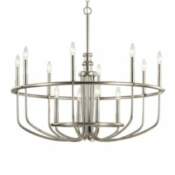 Cheap 😍 Kichler Lighting Capitol Hill 12-Light Chandelier Brushed Nickel 🎁 -Kichler Lighting Shop unnamed file 1487
