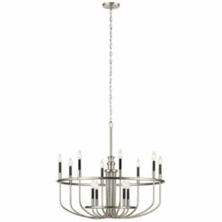 Cheap 😍 Kichler Lighting Capitol Hill 12-Light Chandelier Brushed Nickel 🎁 -Kichler Lighting Shop unnamed file 1493