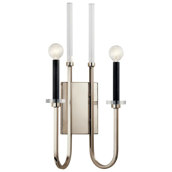 Coupon π Kichler Lighting Kadas 2-Light Wall Sconce Polished Nickel π 4 Coupon π Kichler Lighting Kadas 2-Light Wall Sconce Polished Nickel π - Image 2