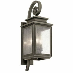 Top 10 🔥 Kichler Lighting Wiscombe Park Collection 3-light Olde Bronze Outdoor Wall Sconce 😉