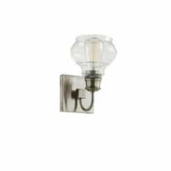 Budget ⌛ Kichler Lighting Schoolhouse Collection 1-light Classic Pewter Wall Sconce ✨