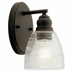 Best deal 🔔 Kichler Lighting Kichler Karmarie 1-light Wall Sconce Bronze 🎉