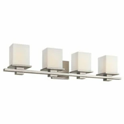 Cheapest 😉 Kichler Lighting Tully Collection 4-light Antique Pewter Bath/Vanity Light 🌟