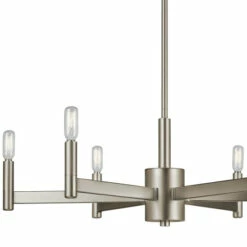 Hot Sale 😍 Kichler Lighting Erzo Collection 6-light Satin Nickel Chandelier 😍 -Kichler Lighting Shop unnamed file 1564