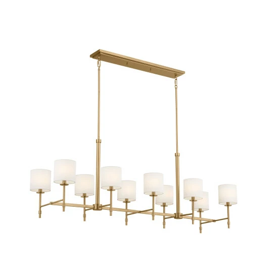 Cheapest π Kichler Lighting Ali 10-Light Brushed Natural Brass Linear Chandelier - 56.5 𧨠3 Cheapest π Kichler Lighting Ali 10-Light Brushed Natural Brass Linear Chandelier - 56.5 π§¨