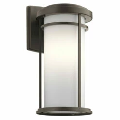 Budget ⭐ Kichler Lighting Toman Collection 1-light Olde Bronze Outdoor Wall Lantern 🧨