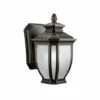 Discount 😀 Kichler Lighting Salisbury Collection 1-light Rubbed Bronze Wall Lantern 🎉