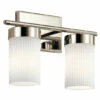 Discount 🔥 Kichler Lighting Kichler Ciona 14.5 Inch 2 Light Vanity Light With Round Ribbed Glass In Polished Nickel ✨ -Kichler Lighting Shop unnamed file 1635