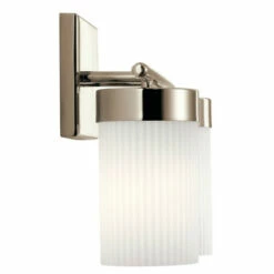 Discount 🔥 Kichler Lighting Kichler Ciona 14.5 Inch 2 Light Vanity Light With Round Ribbed Glass In Polished Nickel ✨ -Kichler Lighting Shop unnamed file 1638