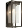 Discount 🤩 Kichler Lighting Kichler Mercer 20 Inch 1 Light Outdoor Wall Light With Clear Seeded Glass In Olde Bronze 💯