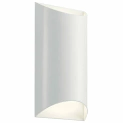 Top 10 ⌛ Kichler Lighting Wesley 2-Light LED Outdoor Wall Light White 🎁