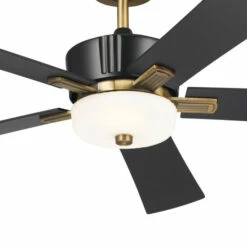 Budget 👏 Kichler Lighting Icon 56 Inch Integrated LED Indoor Satin Black Ceiling Fan 💯 -Kichler Lighting Shop unnamed file 1698