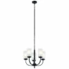 Deals 🧨 Kichler Lighting Kennewick 5-Light Chandelier Black With Satin Etched Glass Shades ⌛ -Kichler Lighting Shop unnamed file 1727