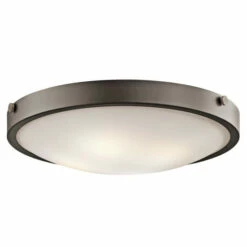 Top 10 🤩 Kichler Lighting Lytham Collection 4-light Olde Bronze Flush Mount ⭐
