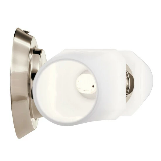 Outlet 𧨠Kichler Lighting Kichler Truby 19.75 Inch 2 Light Vanity Light With Satin Etched Cased Opal Glass In Polished Nickel π 6 Outlet 𧨠Kichler Lighting Kichler Truby 19.75 Inch 2 Light Vanity Light With Satin Etched Cased Opal Glass In Polished Nickel π - Image 4
