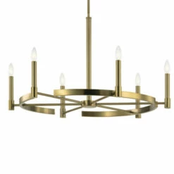 Brand new 🛒 Kichler Lighting Kichler Tolani 6 Light Chandelier In Brushed Natural Brass 🔔 -Kichler Lighting Shop unnamed file 1785