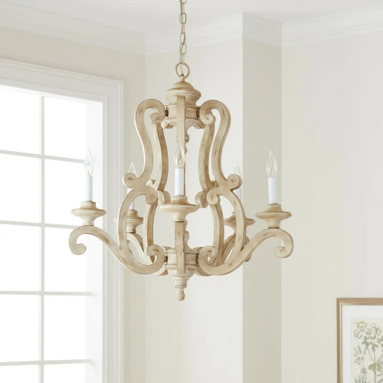 Outlet π₯° Kichler Lighting Hayman Bay Collection 5-light Distressed Antique White Chandelier π€© 3 Outlet π₯° Kichler Lighting Hayman Bay Collection 5-light Distressed Antique White Chandelier π€©