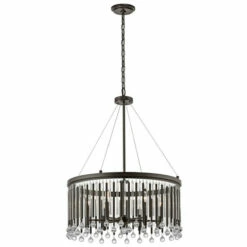 Best Pirce 🧨 Kichler Lighting Piper Collection 6-light Espresso Chandelier/Pendant 👏 -Kichler Lighting Shop unnamed file 182