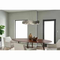 Brand new ❤️ Kichler Lighting Moderne Collection 2-light Satin Nickel LED Oval Chandelier ✨ -Kichler Lighting Shop unnamed file 1832