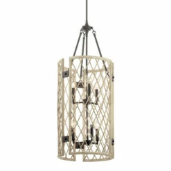 Coupon 🧨 Kichler Lighting Oana 6-Light Foyer Chandelier White Washed Wood 🧨 -Kichler Lighting Shop unnamed file 1847