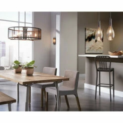 Budget 😍 Kichler Lighting Everly Collection 1-light Brushed Nickel Pendant 19 Inch Diameter 🥰 -Kichler Lighting Shop unnamed file 187
