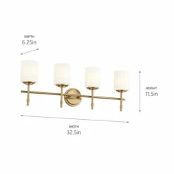 Brand new β Kichler Lighting Ali 32.5 In. 4-Light Brushed Natural Brass Vanity Light π 13 Brand new β Kichler Lighting Ali 32.5 In. 4-Light Brushed Natural Brass Vanity Light π -Kichler Lighting Shop unnamed file 1876