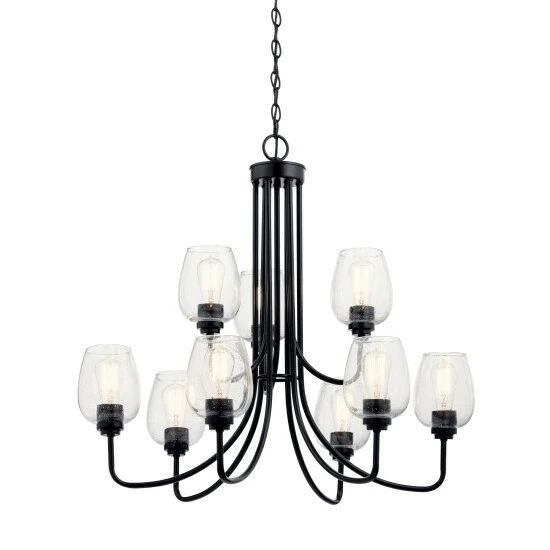 Best deal π Kichler Lighting Valserrano 9-Light Chandelier Black 𧨠4 Best deal π Kichler Lighting Valserrano 9-Light Chandelier Black 𧨠- Image 2