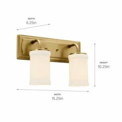 Discount 🔥 Kichler Lighting Vetivene 15 Inch 2-Light Vanity Light Natural Brass With Opal Glass 🛒 -Kichler Lighting Shop unnamed file 1911